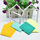 4pcs House Shape Decorating Sugarcraft Plunge Baking Plastic Mold Tools