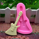 Guitar Shape Fondant Cake Cookie Chocolate Soap Mold Cutter Modelling Tools