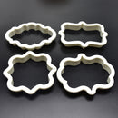 4pcs Sugar Cookie Cutter Mold Cake Decorating Fondant Paste Tool Dialogue