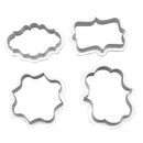 4pcs Sugar Cookie Cutter Mold Cake Decorating Fondant Paste Tool Dialogue