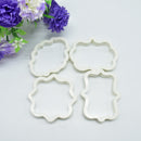4pcs Sugar Cookie Cutter Mold Cake Decorating Fondant Paste Tool Dialogue