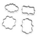 4pcs Sugar Cookie Cutter Mold Cake Decorating Fondant Paste Tool Dialogue