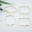 4pcs Sugar Cookie Cutter Mold Cake Decorating Fondant Paste Tool Dialogue