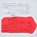 Home DIY Fondant Icing Cake Decorating Mould Pastry Cookie Cutters Love