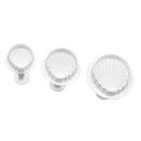 Shell Cookie Cutter Embossing Set Cup Cake Decorating Gumpaste Fondant Mold