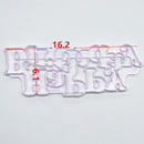 3D Silicone Mould for Fondant Making Mold Birthday Cake Decorating Mould