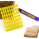 Alphabet Letter Number Cake Mould Biscuit Cookie Press Stamp DIY Tools