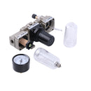 1/4" Air Filter Regulator Relief Regulating Valve Pressure Gauge AC2000-02