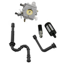 Carburetor Carb, Fuel Line, Fuel Filter, Oil Line, Oil Fiter Kit for STIHL 024 056 MS240 MS260 Chainsaw New Replacements