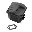 Lawn Mower Part - Muffler Dual Port Exhaust Wt Gasket for STIHL 044 046 MS440 MS460 Chainsaw NEW Replacements, Lawn Mower Parts