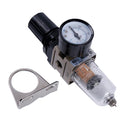 AW2000-02 1/4'' Air Filter Regulator Moisture Trap Pressure Gauge Compressor