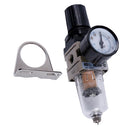 AW2000-02 1/4'' Air Filter Regulator Moisture Trap Pressure Gauge Compressor
