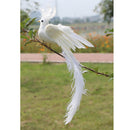 Realistic Artificial Feather Animal Phoenix Garden Figurine Decoration