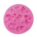 Silicone Fondant Mold For Cake Decorating Cupcake Chocolate Candy Mold Kids