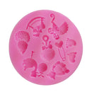 Silicone Fondant Mold For Cake Decorating Cupcake Chocolate Candy Mold Kids