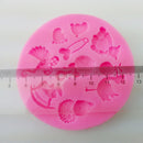 Silicone Fondant Mold For Cake Decorating Cupcake Chocolate Candy Mold Kids