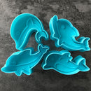 Silicone Candy Fondant Chocolate Accessory Mold for Cake Decoration Dolphin