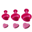 3D Heart Shape Cookie Cutter Set Cake Decoration Chocolate Fondant Tools
