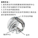 100mm Three-Jaw Gear Puller For Removing Gear Sprocket Bearings Pulley