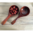 1 Piece Vintage Multipurpose Round Wooden Scoop Spoon Ladle With Long Handle