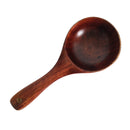 1 Piece Vintage Multipurpose Round Wooden Scoop Spoon Ladle With Long Handle
