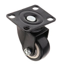 4 x Heavy Duty 40mm PVC Swivel Castor Wheels Trolley Furniture Caster Black
