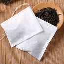 100 pieces Empty Tea Filter Bags Loose Herbs Teabag with Drawstring 7x9.5cm