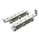 2 Pieces Sliding Door Rollers 6 Wheels Runner Pulley Shower Door Hardware