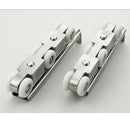 2 Pieces Sliding Door Rollers 6 Wheels Runner Pulley Shower Door Hardware