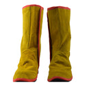 Long Cowhide Leather Welding Shoe Spats Protectors Welder Working Tool