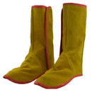 Long Cowhide Leather Welding Shoe Spats Protectors Welder Working Tool