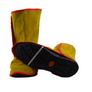 Long Cowhide Leather Welding Shoe Spats Protectors Welder Working Tool