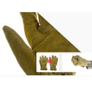 Welding Gloves Cowhide Leather, Yellow - 9.5