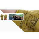 Welding Gloves Cowhide Leather, Yellow - 9.5