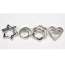12 Pieces Buscuit Cookie Cake Jelly Metal Cutter Tin Mould Baking DIY Tool