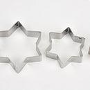 12 Pieces Buscuit Cookie Cake Jelly Metal Cutter Tin Mould Baking DIY Tool