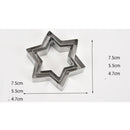 12 Pieces Buscuit Cookie Cake Jelly Metal Cutter Tin Mould Baking DIY Tool