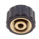Female 1/4 To Female M22x1.5 Socket 14mm Hole Brass Pressure Washer Fitting