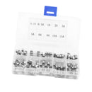 50 Piece 6mmx30mm Quick Fast Blow Glass Assorted Fuse Amp 0.5A-30A 250V
