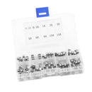 50 Piece 6mmx30mm Quick Fast Blow Glass Assorted Fuse Amp 0.5A-30A 250V