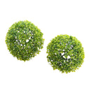 Artificial Grass Ball Plant Topiary Hanging Garland Garden Decor Green 22cm