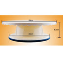 11'' Revolving Cake Stand White Banking Cake Decorating Supplies Turnable