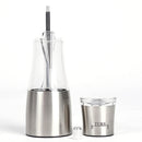 2 In 1 Household Spice Sauce Bottle Salt Pepper Grinder Stainless Steel Hand Mill Grinder
