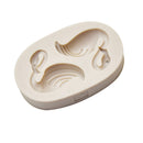 3D Flamingo White Fondant Mould Cake Chocolate Sugarcraft Baking Mold DIY