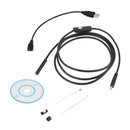 6LED HD 1.3MP Borescope USB Inspection Camera 5.5mm 1.5m for Computer Phone