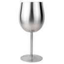 18cm Stainless Steel Wine Glass Cup Goblet Champagne Glass