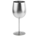 18cm Stainless Steel Wine Glass Cup Goblet Champagne Glass