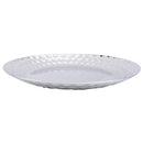 16cm Round Serving Platter Stainless Steel Dish Large Party Silver Food Tray