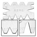 3Pcs/Set Drill Bits Gauge Dirll Sharpener Tools S/S Inspection Angle Gage