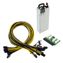 94% Platinum 750 Watt Power Supply Kit for GPU Open Rig Mining Ethereum, ZEC